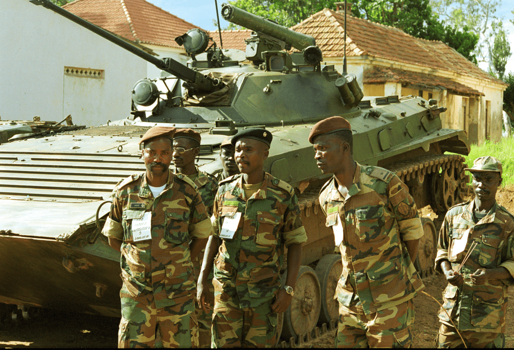 Andulo Mil BMP 2 armoured fighting vehicle